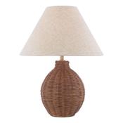 Laura Ashley Fernhill Table Lamp Antique Brown With Shade image
