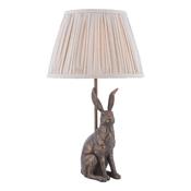 Laura Ashley Hare Table Lamp Antique Bronze With Shade image