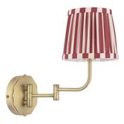 Laura Ashley Denwick Wall Light Matt Antique Brass With Shade image