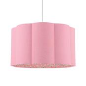 Laura Ashley Loveston Pink Cotton Scalloped Shade 38cm image