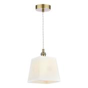 Laura Ashley Porcelain Pendant Cream and Antique Brass image