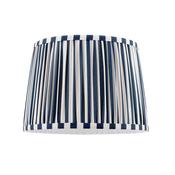 Laura Ashley Denwick Blue Cotton Tapered Drum Shade 30cm/12 inch image