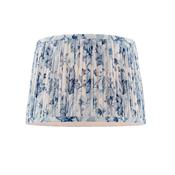 Laura Ashley Adwick Trail Blue Cotton Tapered Drum Shade 30cm/12 inch image