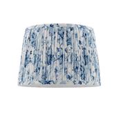 Laura Ashley Adwick Trail Blue Cotton Tapered Drum Shade 30cm/12 inch image