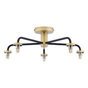 LAINEY 5LT SEMI FLUSH BLACK ANT BRA FRAME ONLY