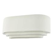 LANDO 1LT WALL WASHER WHITE CERAMIC
