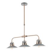 LIDEN 3LT BAR PENDANT GRAPHITE COPPER image
