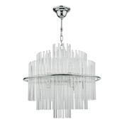 LUKAS 13LT PENDANT POL CHR &amp; CLEAR GL image