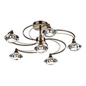 LUTHER 6LT SEMI FLUSH ANT BRA