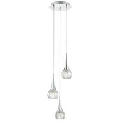 LYALL 3LT PENDANT POL CHR
