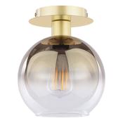 LYCIA 1LT FLUSH GOLD MIRROR OMBRE GLASS