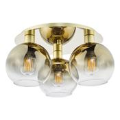 LYCIA 3LT FLUSH GOLD WITH MIRROR OMBRE GLASS image