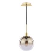 LYCIA 1LT PENDANT GOLD MIRROR OMBRE GLASS