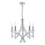 LYON 5LT PENDANT POL CHR/CRYSTAL image