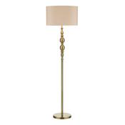 MADRID FLOOR LAMP CW SHADE ANTIQUE BRASS image
