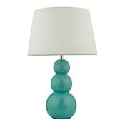 CEZANNE FAUX SILK DRUM SHADE 35CM WHITE image