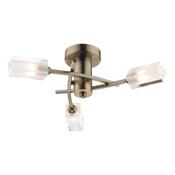 MORGAN 3LT SEMI FLUSH ANT BRA image