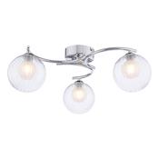 NAKITA 3LT SEMI FLUSH POL CHR CW DOUBLE ENVELOPE G image