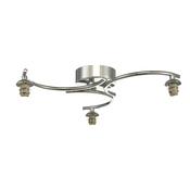 NAKITA 3LT SEMI FLUSH POLISHED CHROME FRAME ONLY