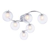NAKITA 6LT SEMI FLUSH POL CHR CW DOUBLE ENVELOPE G