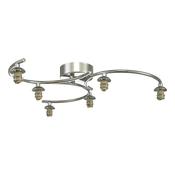 NAKITA 6LT SEMI FLUSH POLISHED CHROME FRAME ONLY