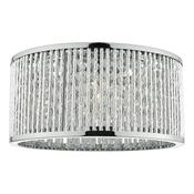 NANTES 3LT FLUSH POL CHR ALUM