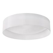 NYSA 3LT FLUSH 60CM WHITE FAUX SILK image