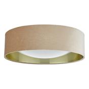 NYSA 2LT FLUSH TAUPE VELVET GOLD LINING &amp; FROSTED