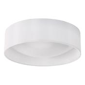 NYSA 2LT FLUSH 40CM WHITE FAUX SILK image