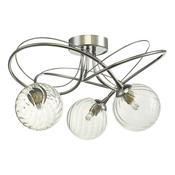 ONAWA 3LT SEMI FLUSH POL CHR CW TWISTED GLS image