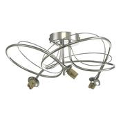ONAWA 3LT SEMI FLUSH POLISHED CHROME FRAME ONLY