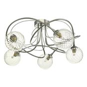 ONAWA 5LT SEMI FLUSH POL CHR CW TWISTED GLS