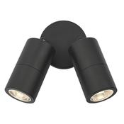ORTEGA 2LT W/LT BLACK ADJUSTABLE IP65