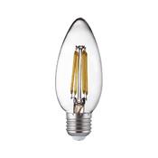Pack 10 E27 LED Filament Candle Lamps- 6W, 540Lm, Warm White image