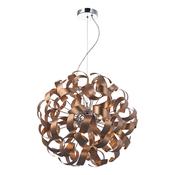 RAWLEY 9LT RIBBON PENDANT BRUSHED COPPER