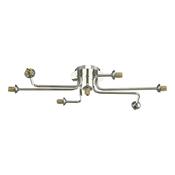 REYNA 7LT SEMI FLUSH POLISHED CHROME FRAME ONLY
