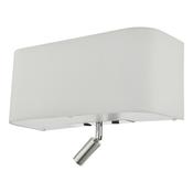 RONDA 3LT WALL LIGHT IVORY WITH LED READING LIGHT image