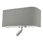 RONDA 3LT WALL LIGHT GREY WITH LED READING LIGHT image