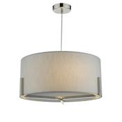 SANTINO 3LT PENDANT GREY/ SAT CHR image