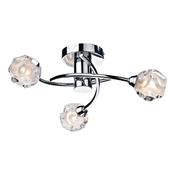 SEATTLE 3LT SEMI FLUSH POL CHR image