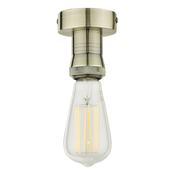 ACCESSORIES 1LT SEMI FLUSH ANTIQUE BRASS BRACKET O