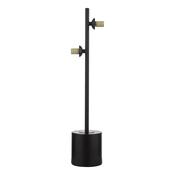 SPIRAL 2LT TABLE LAMP BLACK FRAME ONLY image