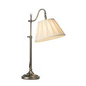 SUFFOLK RISE &amp; FALL TABLE LAMP - ANTIQUE BRASS C/W image