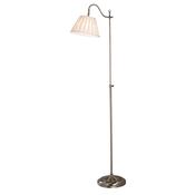 SUFFOLK RISE &amp; FALL FLOOR LAMP CW SHADE ANT BRASS image