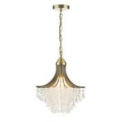 SURI 1LT PENDANT ANT BRA WITH CLEAR BEADS