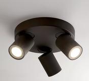 Moon 3 Round, GU10, Sand Black