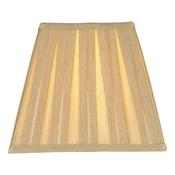 TAYLOR GOLD FAUX SILK TAPERED SQUARE SHADE 22CM image
