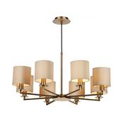 Tyler 8 Light Armed Pendant Antique Bronze Fitting Only image