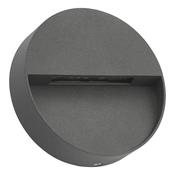 UGO 1LT W/LT ROUND EYELID ANTHRACITE IP65 LED