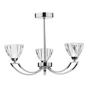 VITO 3LT SEMI FLUSH POL CHR image